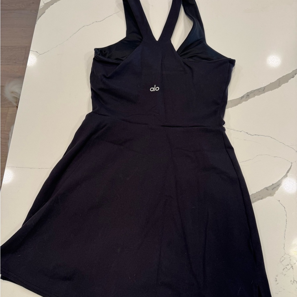 ALO Yoga Airbrush Real Dress - Black - XS